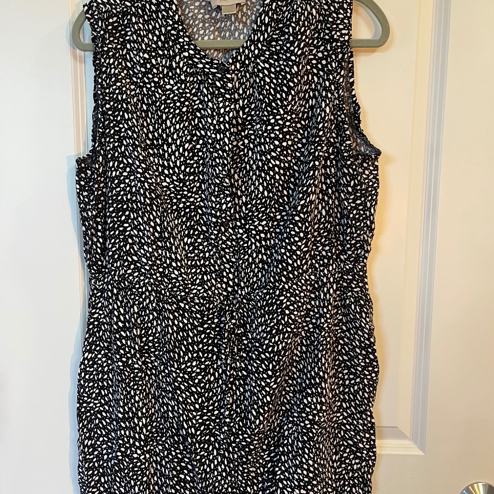 Black Dress with White Spackles